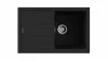 NODOR - Mosogatótálca NorGranite 78.50 1B 1D BK fekete