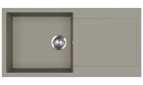 EVIDO Cubo XL 6S gránit mosogató, 1000 x 500 mm, platina