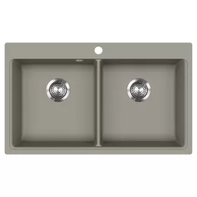 EVIDO Quadro 9 gránit mosogató, 860 x 510 mm, platina