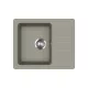 EVIDO Home 45S compact gránit mosogató 575x460 mm platina