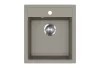 EVIDO Easy 45 gránit mosogató, 460 x 515 mm, platina