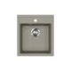 EVIDO Easy 45 gránit mosogató, 460 x 515 mm, platina