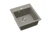 EVIDO Easy 45 gránit mosogató, 460 x 515 mm, platina