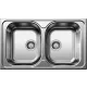 BLANCO TIPO 8 mosogatótálca, forgatható, natúr rozsdamentes acél excenter nélkül (208071 mos+214301 lef)