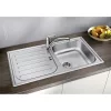 BLANCO FLEX PRO 45 S mosogatótálca, natúr rozsdamentes acél, excenter nélkül (232887 mos+232250 lef)