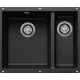 BLANCO ROTAN 340/160-U balos  fekete exc. nélk.