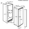 AEG ABE818F6NC Beépíthető fagyasztószekrény| NoFrost | 204l | Fehér | 177 cm