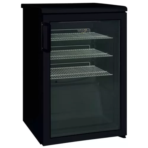 Whirlpool ADN 140 B Szabadonálló üvegajtós hűtőszekrény | 130 l | Fekete