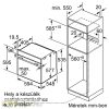 Neff B4ACF4HN0 N 50 Beépíthető sütő | LCD | 71l | EcoClean | Slide&Hide | Nemesacél