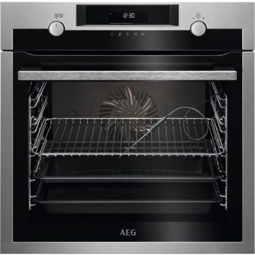 AEG BCE558370M SteamBake Beépíthető sütő gőz funkcióval | LED | 71l | Katalitikus | Inox