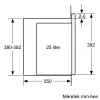 Bosch BEL554MS0 Home Connect beépíthető mikrohullámú sütő