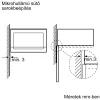 Bosch BEL554MS0 Home Connect beépíthető mikrohullámú sütő