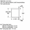 Bosch BFL623MB4 Serie2 Fekete Beépíthető Mikrohullámú Sütő