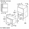 Bosch BFL623MB4 Serie2 Fekete Beépíthető Mikrohullámú Sütő