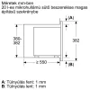 Bosch BFL623MB4 Serie2 Fekete Beépíthető Mikrohullámú Sütő