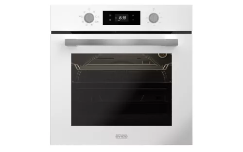 EVIDO LEVEL PRO 60W multifunkciós sütő, 60 cm, fehér, AirFry és Pizza funkcióval