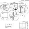 AEG BPK742380M Beépíthető sütő | 71l | Pirolitikus | Maghőmérő | Inox