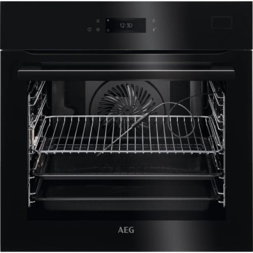 AEG BSE778380B SteamCrisp Beépíthető gőzsütő | EXCite | 71l | Pirolitikus | Maghőmérő | Wifi | Fekete