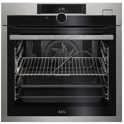 AEG BSE882320M SteamBoost Beépíthető gőzsütő | EXCite | 70l | Maghőmérő | Inox