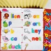 Fa ábécé képekkel, angol oktató játék