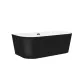 Still szabadon álló fürdőkád fekete
