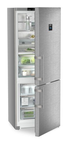 LIEBHERR CBNsdb 775i Szabadonálló kombinált alulfagyasztós hűtőszekrény | NoFrost | DuoCooling | BioFresh | 336/138 l | 201,5 cm magas | 74,7 cm széles | Nemesacél