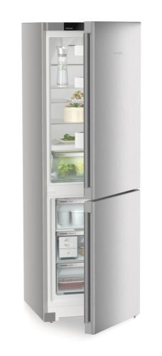 LIEBHERR CBNsdc 522i Szabadonálló kombinált alulfagyasztós hűtőszekrény | NoFrost | DuoCooling | BioFresh | 218/103 l | 185,5 cm magas | 59,7 cm széles | Silver