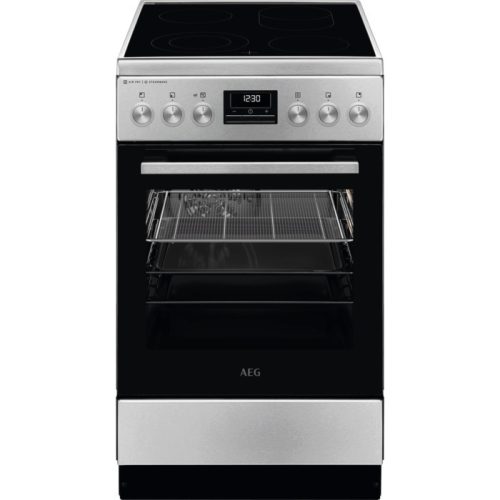 AEG CCB56490BM Kerámialapos tűzhely | SteamBake | AirFry | 58l | Inox