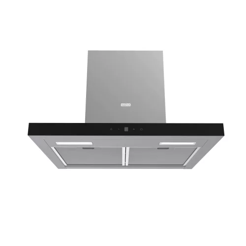 EVIDO LINE 60B T-shape fali páraelszívó, 60 cm, inox/fekete üveg, érintőszenzor