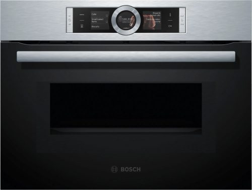 BOSCH CMG656BS1 Serie|8 Beépíthető kompakt sütő | TFT | 45l | EcoClean | Nemesacél