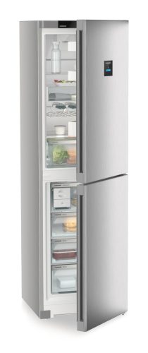 LIEBHERR CNsfc 573i Szabadonálló kombinált alulfagyasztós hűtőszekrény | NoFrost | DuoCooling | EasyFresh | 227/132 l | 201,5 cm magas | 59,7 cm széles | Silver