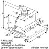 NEFF D46ML54X1 N 70 Beépíthető teleszkópos páraelszívó | 717m3/óra | 60 cm | Nemesacél