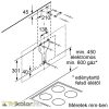 NEFF D95IPP1N0 N 70 Beépíthető fali kürtős páraelszívó | 714m3/óra | 90 cm | Fekete üveg