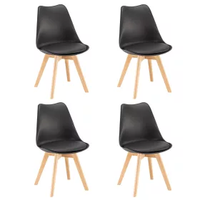 Silla étkezőszék 4 db fekete színben
