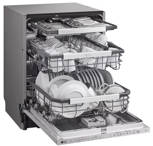 LG DB475TXS Teljesen beépíthető mosogatógép | 60 cm