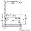 BOSCH DFL064W53 Serie|2 Beépíthető teleszkópos páraelszívó | 389m3/óra | 60 cm | Nemesacél