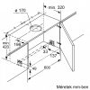 BOSCH DFS067K51 Serie|8 Beépíthető teleszkópos páraelszívó | TouchControl | 717m3/óra | 60cm | Nemesacél