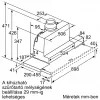 Bosch DFS097A51 Serie 4 teleszkópos páraelszívó, 89 cm, Ezüst