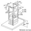 BOSCH DIB97IM50 Serie|4 Szigetelszívó | TouchSelect | 750m3/óra | 90 cm | Nemesacél