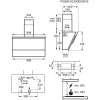 AEG DVE5962HB Kürtős páraelszívó | 4 fokozat | 90 cm