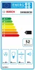 Bosch DWB63BC30 LED fali kurtos paraelszivo —, C energiaosztály
