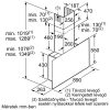 BOSCH DWF97RV60 Serie|8 Beépíthető fali kürtős páraelszívó | TouchControl | Wifi | 730m3/óra | 90 cm | Fekete üveg