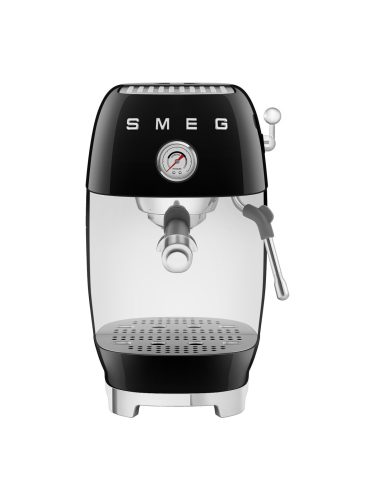 SMEG ESPRESSO KÁVÉFŐZŐ COLD BREW FUNKCIÓVAL, retro, fekete