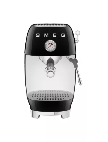 SMEG ESPRESSO KÁVÉFŐZŐ COLD BREW FUNKCIÓVAL, retro, fekete