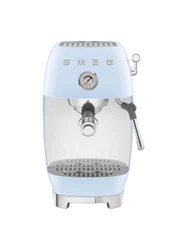SMEG ESPRESSO KÁVÉFŐZŐ COLD BREW FUNKCIÓVAL, retro, világoskék