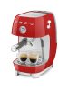 SMEG ESPRESSO KÁVÉFŐZŐ COLD BREW FUNKCIÓVAL, retro, piros