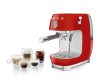 SMEG ESPRESSO KÁVÉFŐZŐ COLD BREW FUNKCIÓVAL, retro, piros