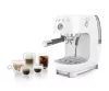SMEG ESPRESSO KÁVÉFŐZŐ COLD BREW FUNKCIÓVAL, retro, fehér