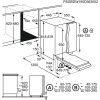 Electrolux EEA12100L Teljesen beépíthető mosogatógép | 9 teríték | AirDry | 45 cm