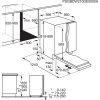 Electrolux EEC87400W Teljesen beépíthető mosogatógép | 14 teríték | ComfortLift | Quickselect | MaxiFlex | AirDry | 60 cm